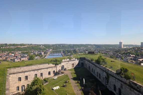 Vue du dessus du Fort depuis le téléphérique